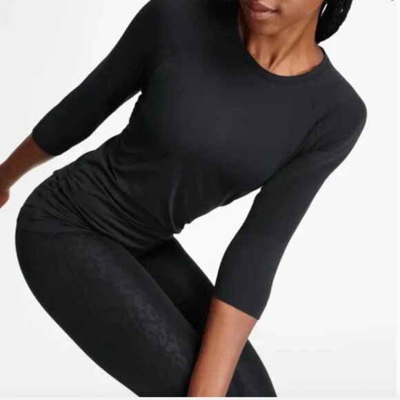 Sweaty Betty Dynamic Seamless Yoga Top Black Medium - Picture 3 of 9